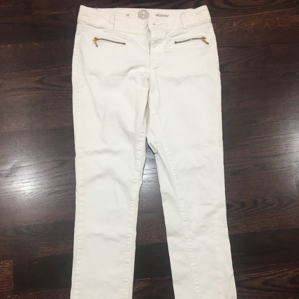 White jeans